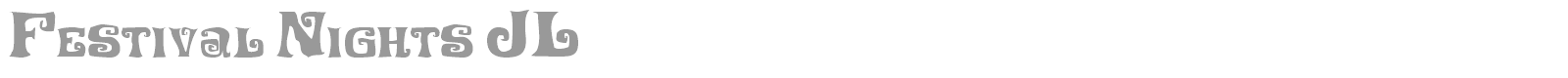 Festival Nights JL font preview
